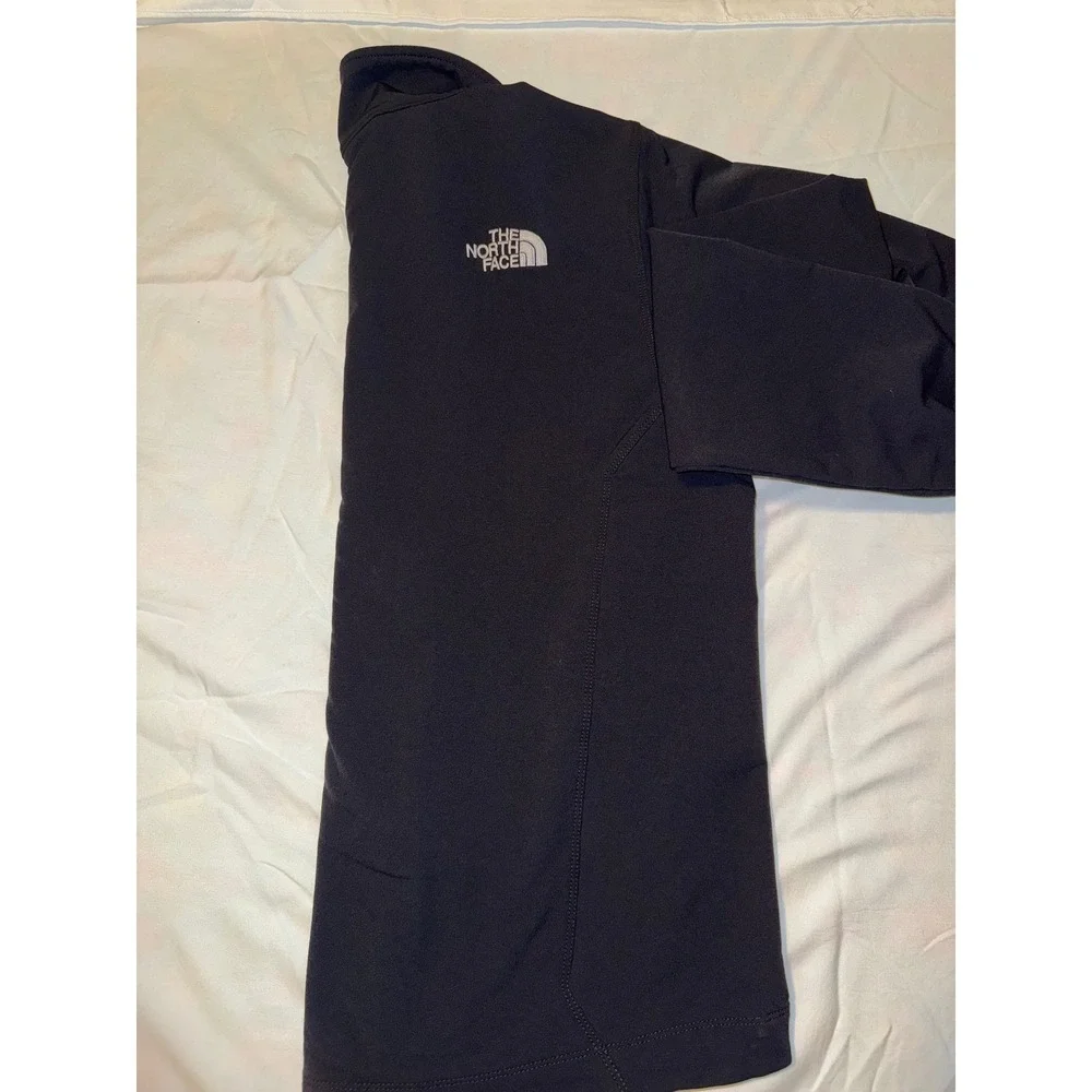 The North Face Mens Apex Softshell Jacket Black‎ Full Zip Mock Neck Size M